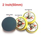 2 3 Inch 50 75mm Sanding Polishing Backing Pad M6 M8 Thread For Discs Air Sander