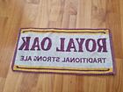Rare Vintage Royal Oak Traditional Strong Ale Pub Bar Beer Towel Breweriana