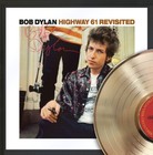 Bob Dylan Framed Wood Reproduction Signature Lp Record Display   m4 