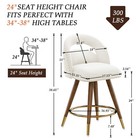 Modern Bar Stools Set Of 2 4 Swivel Counter Height Chairs For Kitchen Island