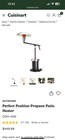 Cuisinart Coh-400 Perfect Position Overhead Propane Patio Heater  Xl 33 
