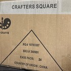 Crafter   s Square Permanent Blk  Glitter Vinyl Paper Case 24 Sheet  Craft  Cricut