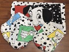 Vintage Disney 101 Dalmations Full Size Flat   Fitted Sheet Set Pillowcase Usa