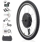 26 In Electric Bicycle Conversion Kit Front Wheel Ebike Motor Tire 48v 1000w