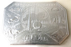 Vtg 1939 Ny Worlds Fair  Art Deco Hot Plate Pad Mat Trivet 7x10 - New Wrapped