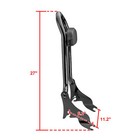 27  Tall Detachable Passenger Backrest Sissy Bar For 2009-2025 Harley Touring