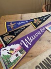 20 Vintage Felt Penants - Canada   United States