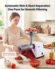 Vevor Electric Tomato Strainer 800w Food Mill   Sauce Maker 88 Lbs h White