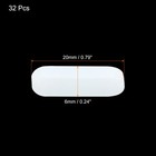 32pcs Magnetic Stirrer Mixer Stir Bar Rod 20mm 0 79  Cylinder Shape Ptfe Coating