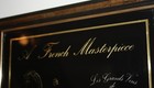Framed Advertising French Wine Moueix Boutique Bar Picture France Black Gold