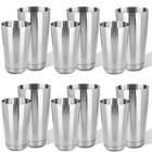 12 Pcs Cocktail Shaker Set Bar Stainless Steel Shaker Tins Professional Drink