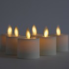 Luminara Flameless Led Battery Tea Light Candles W remote Moving Wick Set Of 6