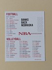 2025 Nebraska Cornhuskers College Football   Volleyball Pocket Schedule         