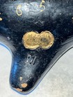 Ewa Ocarina B7 Austria Black Antique Gold Hand Painted Clay Flute 7   