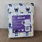 Disney Stitch Twin Xl Sheet Set 100  Cotton Kids Bedding 3pc Blue Stitch New