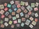 Uruguay Stamps Small Collection On Dealers Card