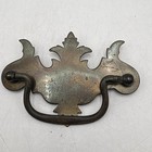 Chippendale Colonial Brass Antique Hardware Batwing Drawer Pulls Handles 6 Total