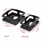 2 Pcs Square Slot Cutter Oscillating Tool For Drywall Electrical Box Outlet New