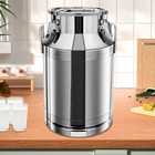 40l 10 56gallon 304 Stainless Steel Milk Can Heavy Duty Milk Jug Milk Bucket New