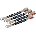Wheel Dolly Lasso Strap - O-ring 2x96   4 Pack - Silver Series - 3300 Lbs Swl
