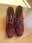 Dream Pairs Women   s Casual Fashion Lace Up Low Wedge Heel Booties Shoes 