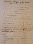 1856 Washington County Pennsylvania Warranty Deed Ephemera Nice Seal 