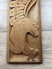 Vintage Carved Wooden Eagle Northwest Coast Native American Indigenous Art Style