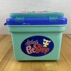 Hasbro Littlest Pet Shop Tackle Box Storage Case 2007 Lps Y2k Vintage Teal Read