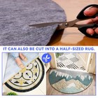 Non-slip Rug Pads round 8 Ft Waterproof Extra Large Area Rugs Non Skid Rug Pa   