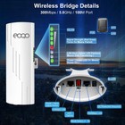 Point To Point Internet Wifi Extender W  J Bracket Mounts  5 8ghz 3km 1000mbps