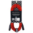 20 Foot 20  Female To Male Xlr Microphone Mic Speaker Audio Cable Red 2 Pack