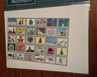 Vintage Lot Of 8 Us Stamps Postage Xmas Sheets Christmas Theme Stamp Collection 