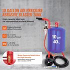 10 Gallon Sandblaster Portable Air Sand Blaster Media Abrasive  60-110 Psi