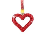 Luxury Rhinestone Heart Keychain  Keyring  Bag Charm Accessory