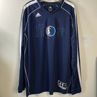 Dallas Mavericks Longsleeve Basketball Nba Jersey Shirt Adidas 2012 Blue Size Xl