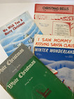 Lot Of 9 Vintage Children s Christmas Sheet Music And Books Piano Organ Guitar