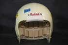 Vtg Riddell Wd1 Game Used Adult Football Helmet Worn White Cardinals Bills Jets