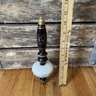 Vintage Falstaff Beer Tap Handle Porcelain   Wood St Louis  Missouri  1960s