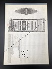 1905 Us Railroad Stock Bond Coal River Railway Company  1000 Cancelled