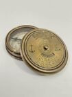 3   nautical Brass Calendar Pocket Compass Vintage Antique Marina Vintage Compass