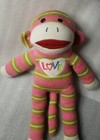 Dan Dee  love   Sock Monkey Plush
