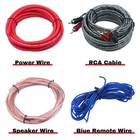 Rca Subwoofer Sub Wiring 2300w 4 Gauge Car Audio Cable Kit Amplifier Install Amp