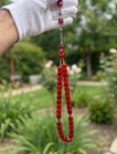 Rare Vintage Cherry Cognac Faturan Bakelite Tasbih 171 8g Zafran Honey Vein 33b