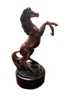 Marion Importsbronze Finish Rearing Horse Figurine Resin Statue Equestrian Decor