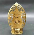 Authentic Bronze Damo Buddha Statue Ancient Chinese Artifact Tibet 19th Century