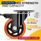 Qncz 4  Caster Wheels  Outstanding Casters Set Of 4 Heavy Duty  Silent Industria
