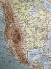 1890s - North America - Vintage Map Original 11 5 X 9 5 - C11-2