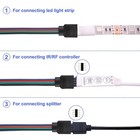 20 40pcs For 5050 3528 Rgb Led Strip Light 4pin Male female Connector Wire Cable