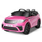 12v Kids Ride On Car Electric Ride On Toys W  Remote Led Light Mp3 Player Pink