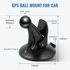 Car Windshield Suction Cup Mount Holder For Garmin Drive Smart Nuvi Gps 2pcs